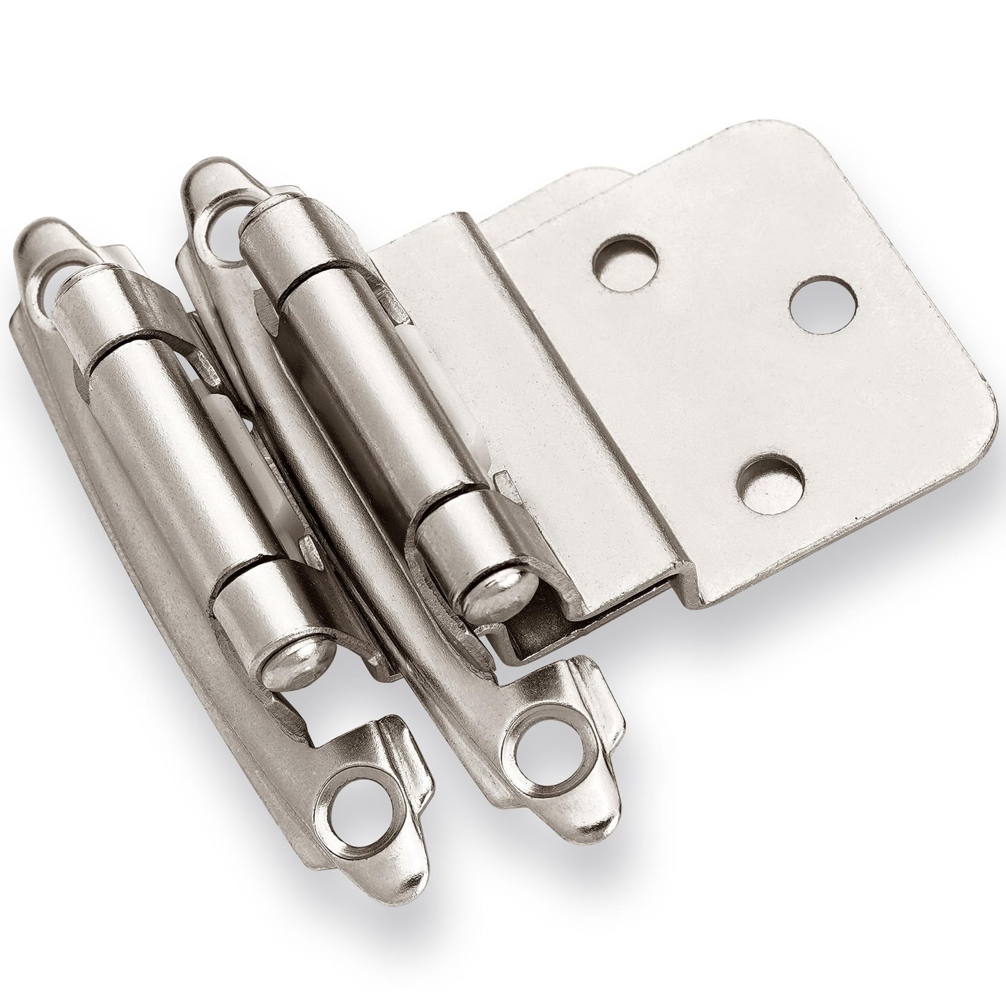 Brushed Nickel Hinges