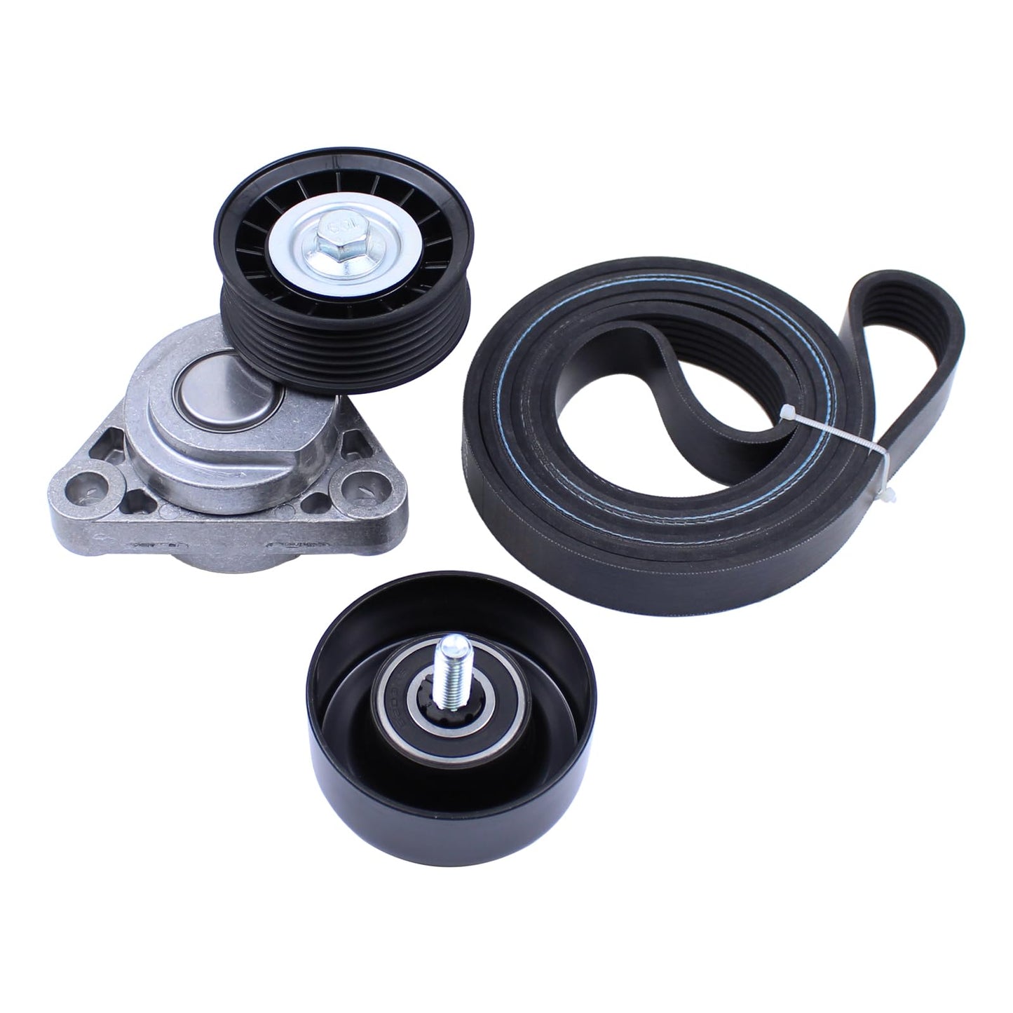 Belt Tensioner and Serpentine Belt Idler Pulley
