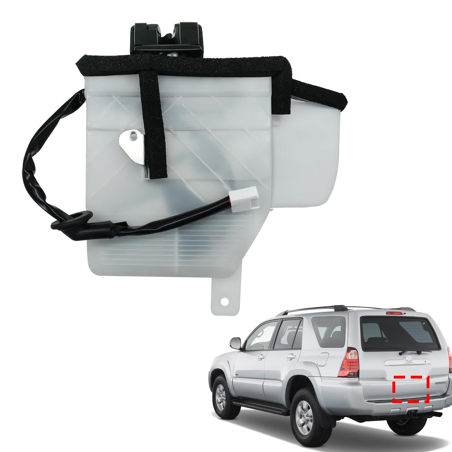 Blycorul Rear Tailgate Lock Latch Actuator Assembly Compatible With Toyota 4Runner 2003-2009 Replaces# 69110-35090 69110-35060 69110-35062 - Compatible With 4.0L 4.7L SR5 Models