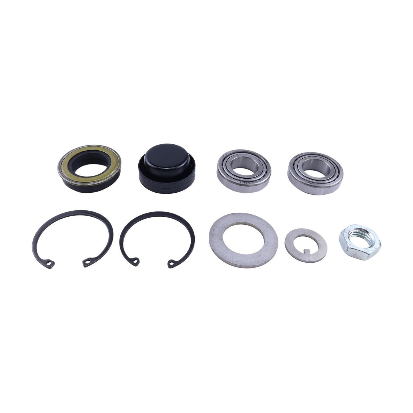 Lesurey Bearing Kit 0702-253 Compatible With 10" Middle Bogie Wheel 212-6628 2126628 Compatible With Caterpillar CAT 247 257 247B 257B RC50 RC60 PT50 Skid Steer RW3