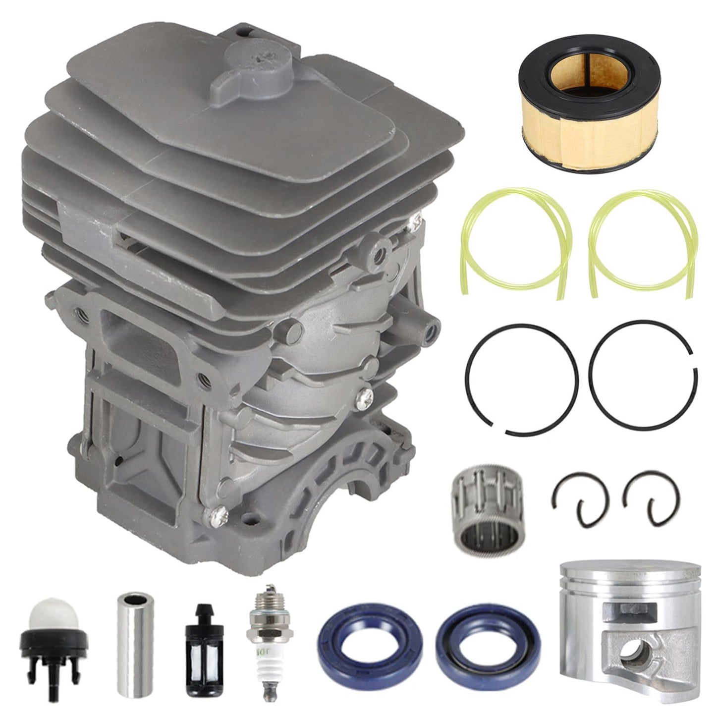 Autoparts Cylinder Piston Kit Replacement For Stihl MS251 MS 251 44mm Diameter Engine 1143 020 1207, 1143-020-1207 Chainsaw