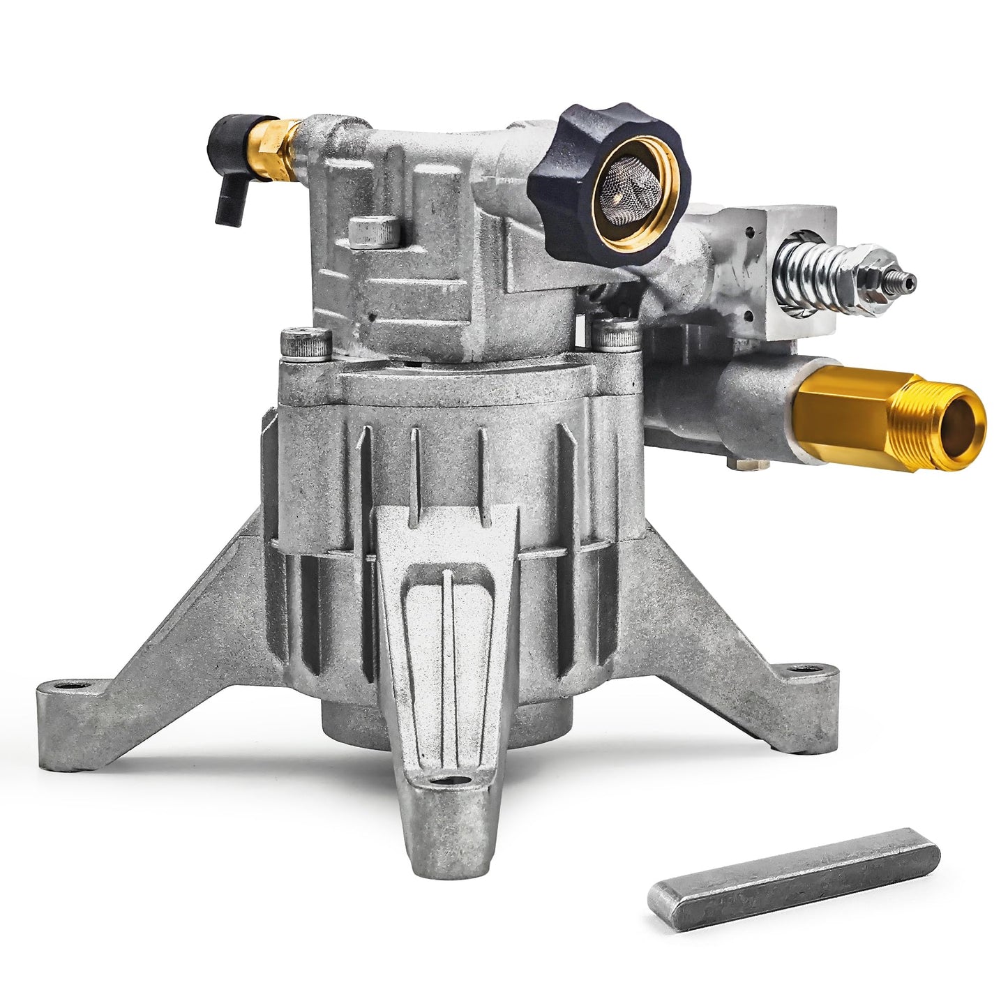 7/8" Shaft Vertical Pressure Washer Pump Max 3100 PSI Power Washer Pump Replacement Rear Inlet/Outlet 2800-3100 PSI, Compatible With Honda,GCV160,GCV190,Homelite,Craftman,Simpson,Briggs&Stratton