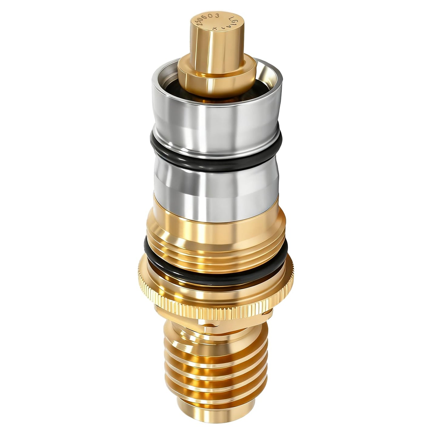 GR-47450000 Thermostatic Cartridge 1/2" Made Of Brass And Stainless Steel – Compatible With Grohtherm 1000/3000 And Automatic 2000 – Replacement Part 47450