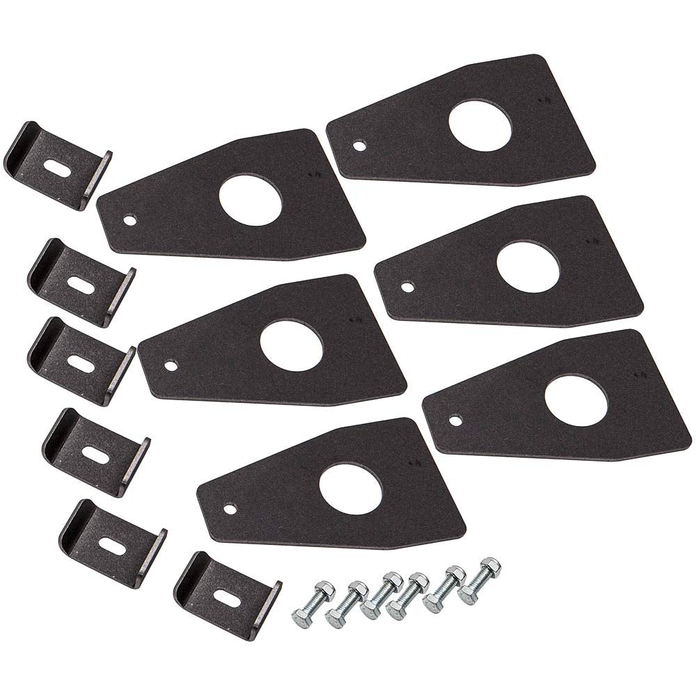 MaXpeedingrods 6Pcs Universal Car Roof Rack Gutter Mounts Kit Weld On Roof Rack Gutter Mounts Fullwidth Gutter For Universal Car 6 Inch