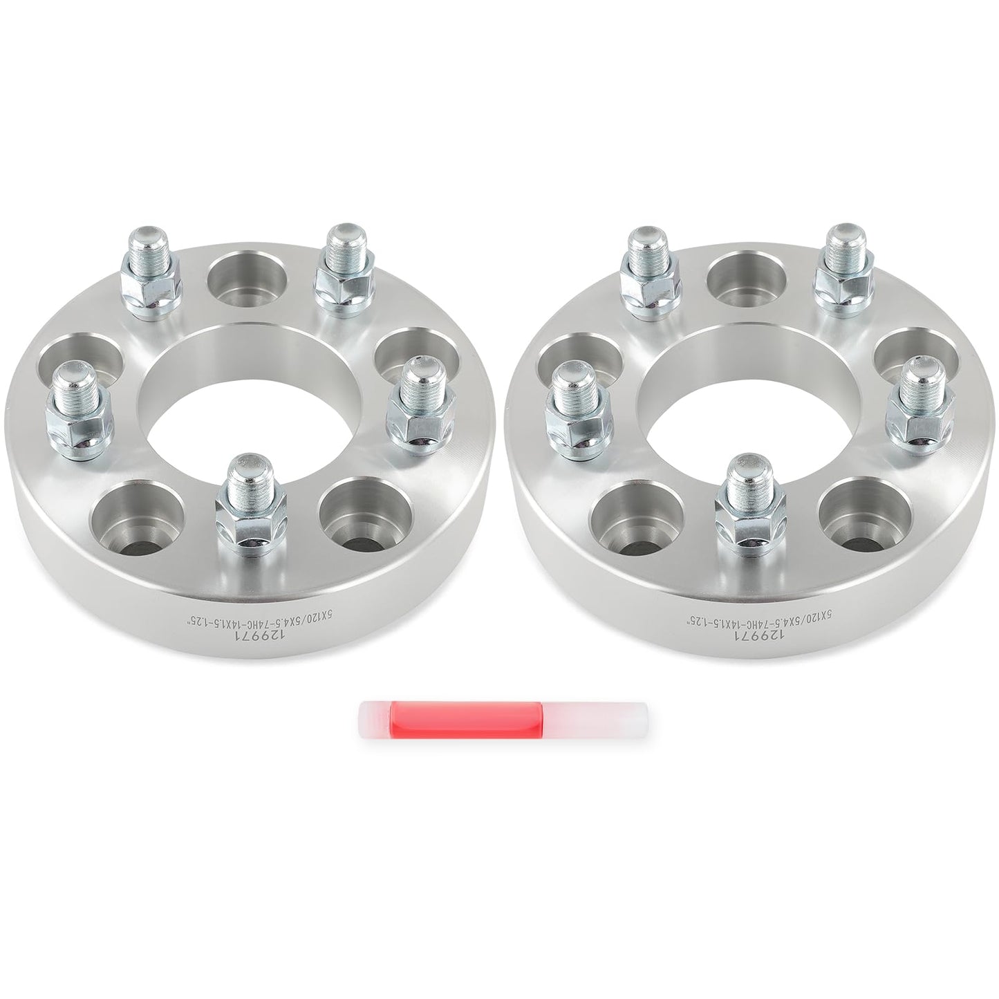 SCITOO 2Pcs 5x120 To 5x4.5 Wheel Adapters 1.25 Inch Center Bore 74mm Studs 14x1.5 Wheel Spacers Fit For Chevrolet Equinox For Malibu Impala Camaro 5x120 To 5x114.3 5 Lug