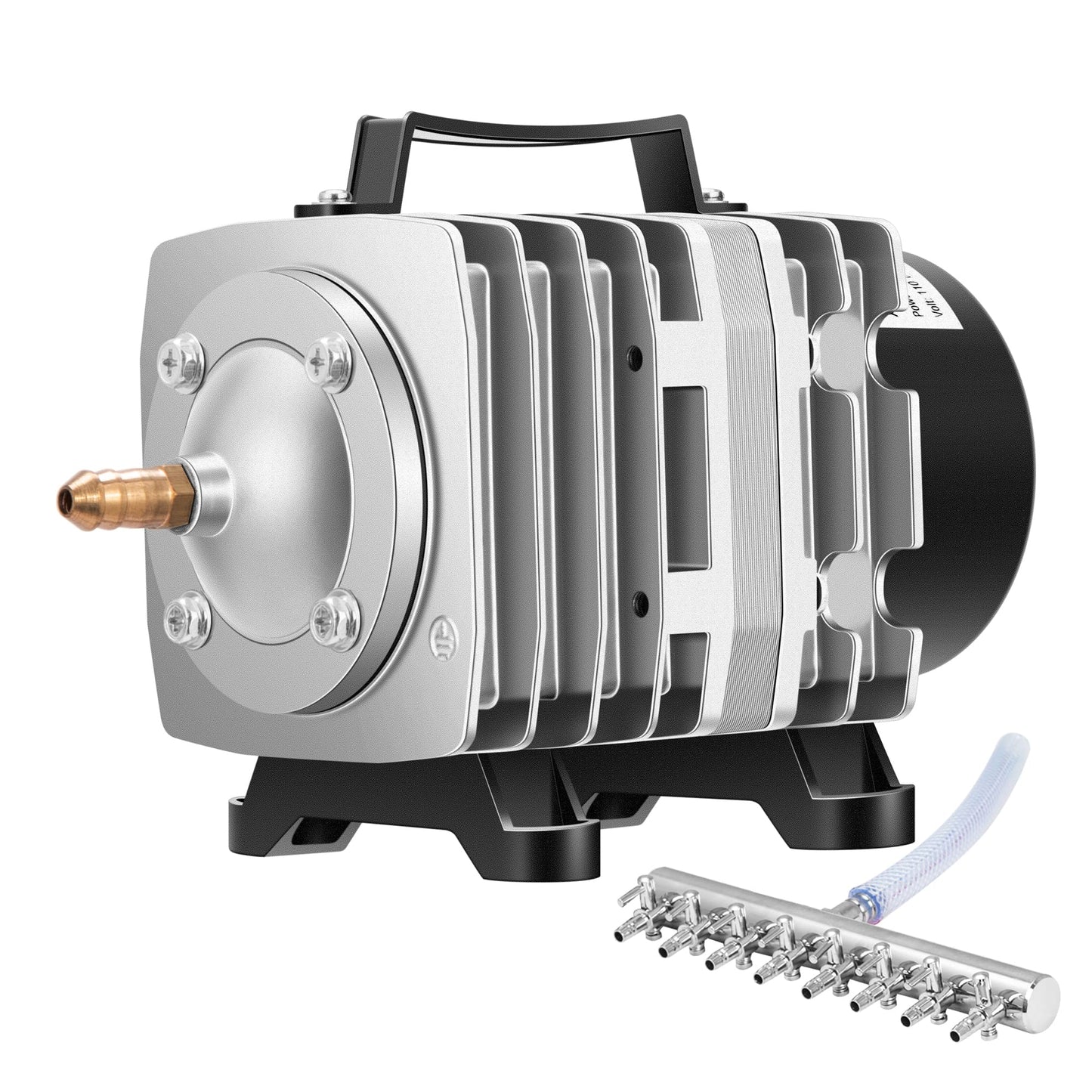 VIVOSUN Commercial Air Pump 1110 GPH 8 Outlet 40W 70L/Min For Aquarium And Hydroponic Systems