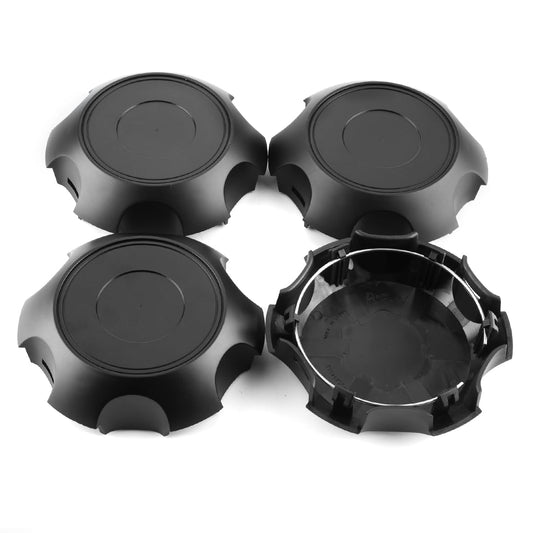 GTownWorks Wheel Center Cap 2005-2024 for TRD Tacoma FJ Cruiser 4Runner Rim Hubcap PTR20-35111, 4 pcs, Matte Black, Fits 6 Spoke 17" Wheel
