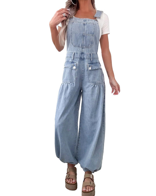 Women’s Denim Bib Overalls