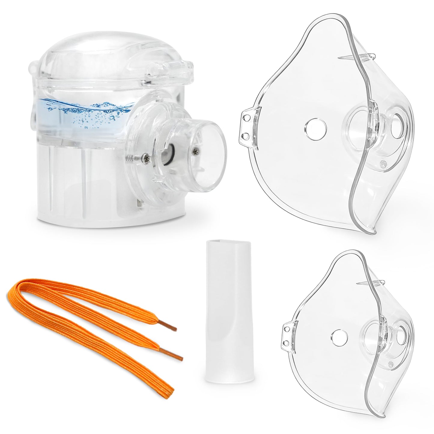3 Piece Nebulizer Mask, Includes Nebulizer Tubing And Mouth Pieces,Nebulizer Replacement Parts