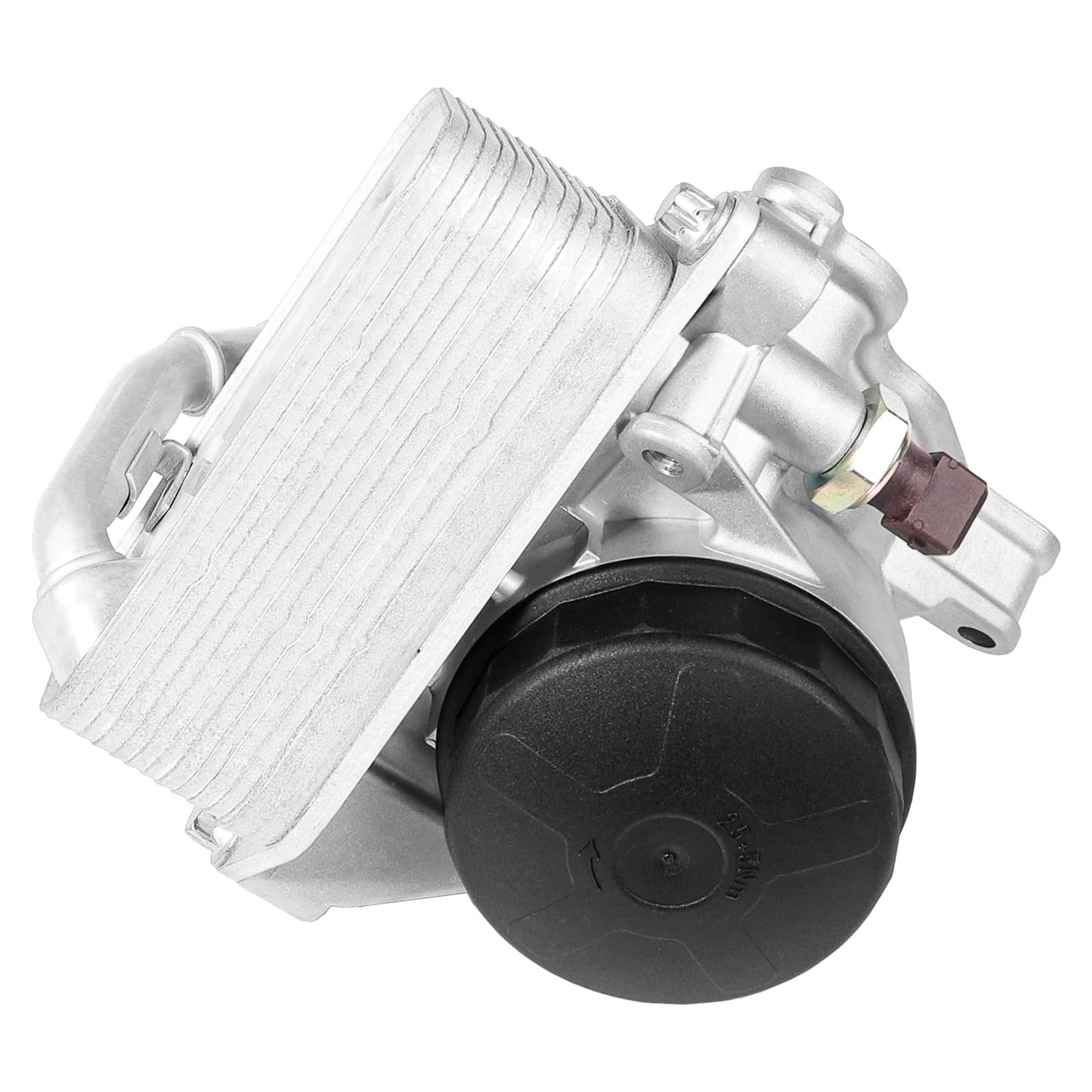 Oil Filter Housing Assembly With Engine Oil Cooler 11428642289 Replacement For BMW 328i 2011-2015, 528i XDrive 2010-2011, BMW X1 2013-2015, X3 2009-2015 2.0L 2.5L 3.0L W/Oil Filter Housing Cap Gasket