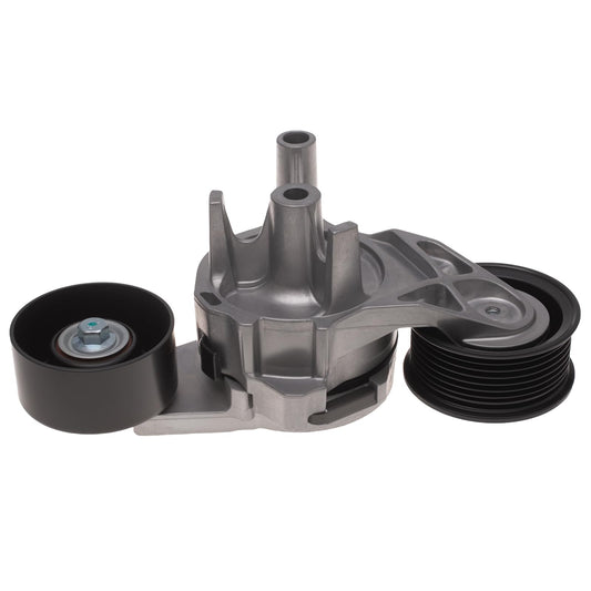 AUQDD 38257 Belt Tensioner (For W/Single Alt. ;6.0L Diesel) Fit For 03-05 Ford Excursion,04-05 E-350 Club Wagon,04-10 E-350 Super Duty,03-07 Ford F-250 F-350 Super Duty (3C2E6B209AB 3C2Z6B209AA)