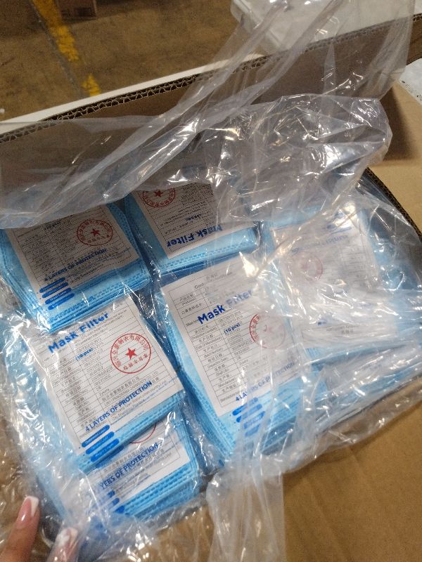 Brand: NBDIB 200 Pcs Mask Filter Paper 5 Layers Replacement PM 2.5 Face Filter Insert