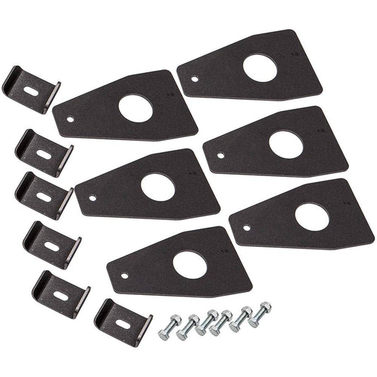 MaXpeedingrods 6Pcs Universal Car Roof Rack Gutter Mounts Kit Weld On Roof Rack Gutter Mounts Fullwidth Gutter For Universal Car 6 Inch