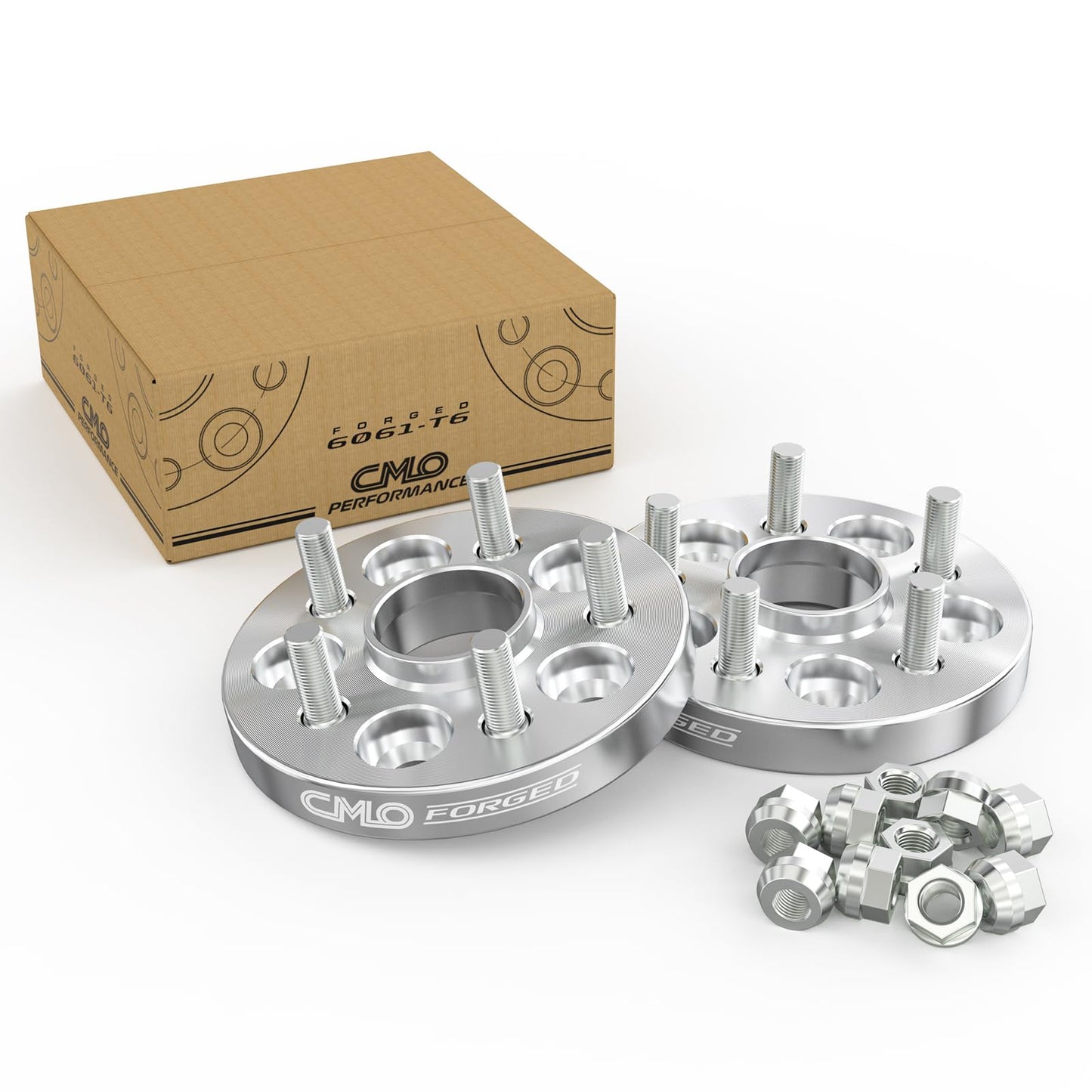Customadeonly Forged 5x105 To 5x120 Wheel Adapters 25mm Hubcentric – Converts 56.5mm Hub To 60.1mm Wheel Bore – Compatible For Chevy Cruze Trax Sonic – M12x1.5 Studs (2pcs)