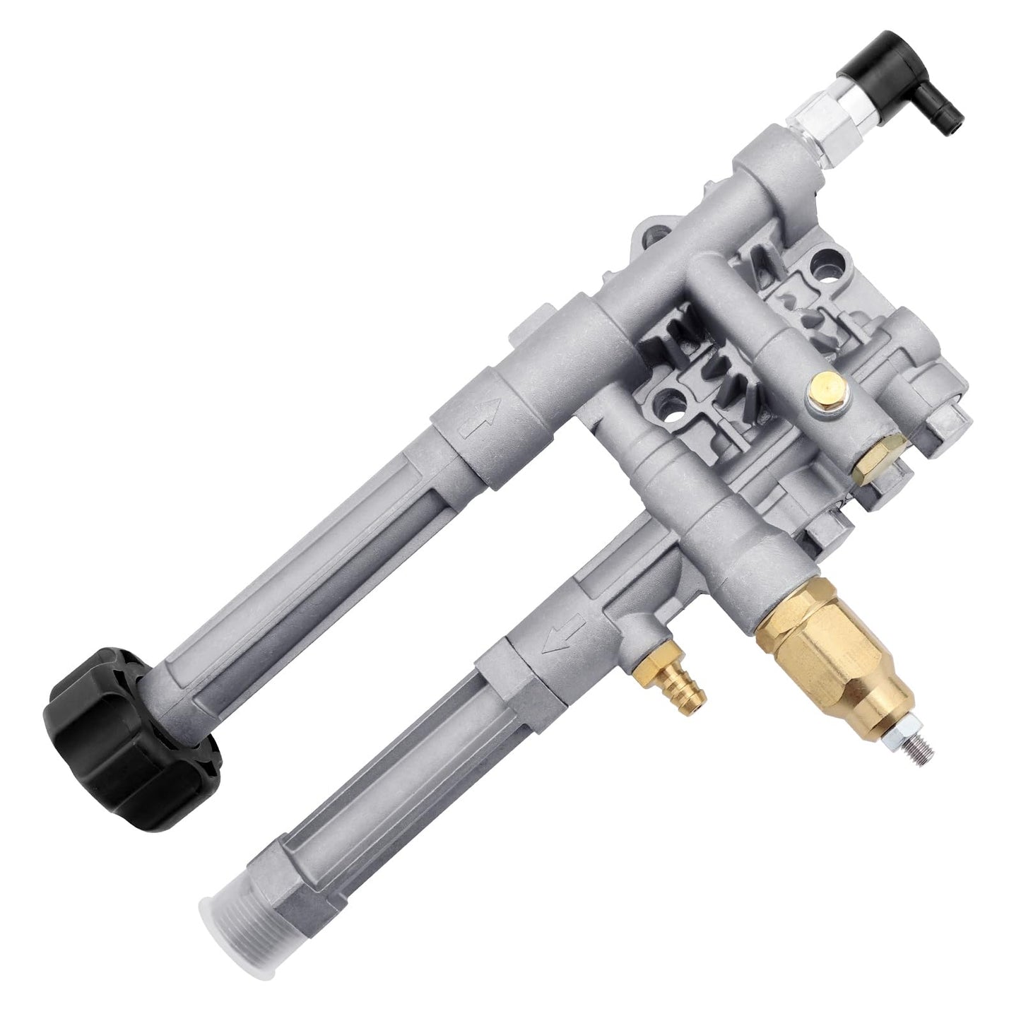 HQPASFY AR42940 Pressure Washer Pump Head Aluminum, Compatible With Troy Bilt AR Pump RMW2G20, RMW2G24, RMW2G25, SRMW2.2G26 Pump Head, Replaces# AR42518, AR43061