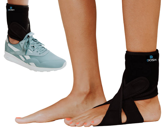 Dosh AFO Foot Drop Brace - Drop Foot Brace For Walking - AFO - Unisex (Left- One Size)