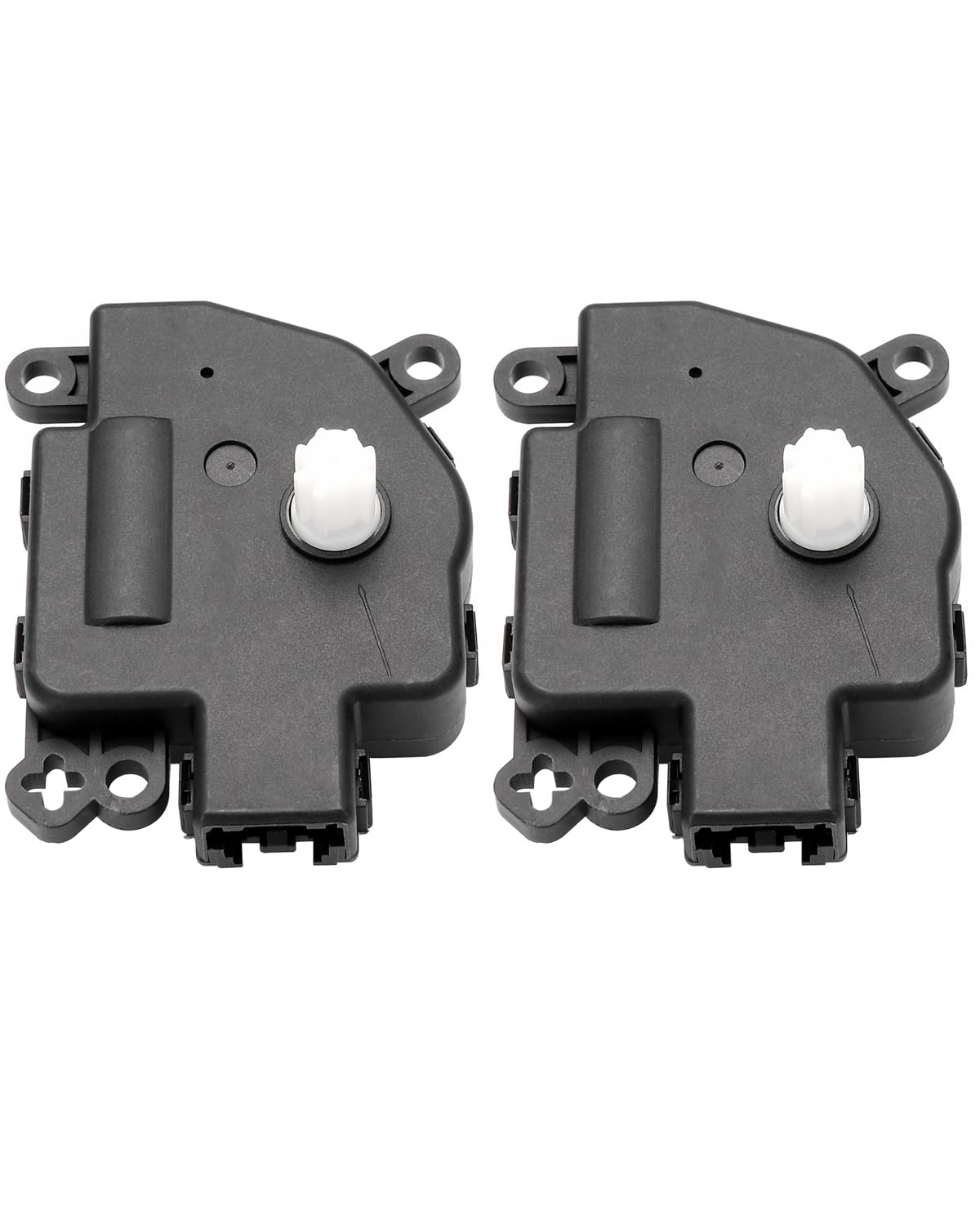 2PCS Premium A/C HAVC Heater Blend Door Actuator For Climate Control & Recirculation, Direct Replacement Fits 2009-2014 For Ram 1500/2500/3500 (2009-2010 & 2011-2014 Models), OEM 604-005, 68089742AA