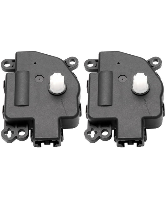 2PCS Premium A/C HAVC Heater Blend Door Actuator For Climate Control & Recirculation, Direct Replacement Fits 2009-2014 For Ram 1500/2500/3500 (2009-2010 & 2011-2014 Models), OEM 604-005, 68089742AA