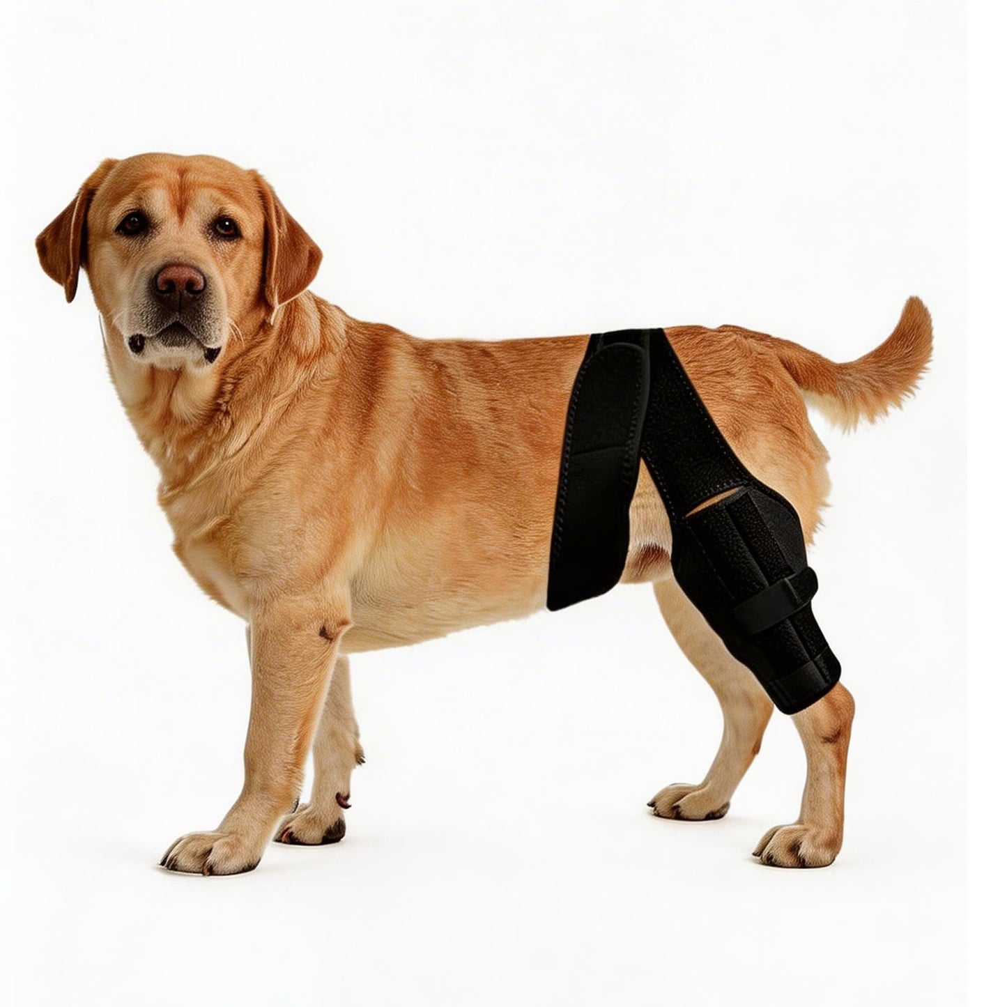 ZKEEWUP Dog Knee Brace For Leg, Adjustable Dog Braces For Torn ACL Support, Built In Side Stabilizers, Breathable Dogs Hip Brace For Arthritis Relief, Joint Stability And Post Surgery Recovery