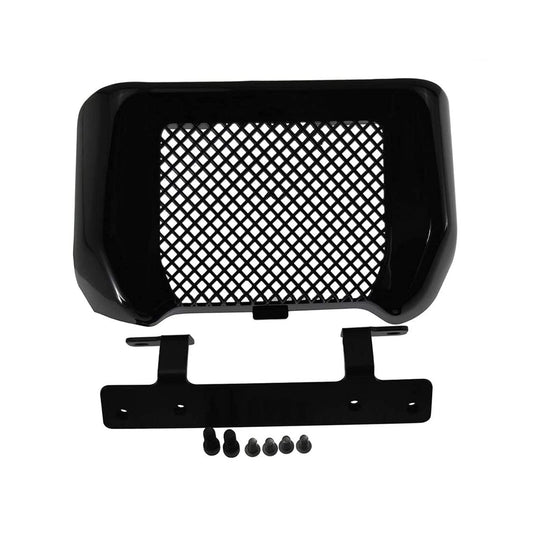 HDBUBALUS Motorcycle Oil Cooler Cover Case With Bracket Fit For Harley Touring Road King Road Street Glide FLHR FLHX 2017-2025 Black