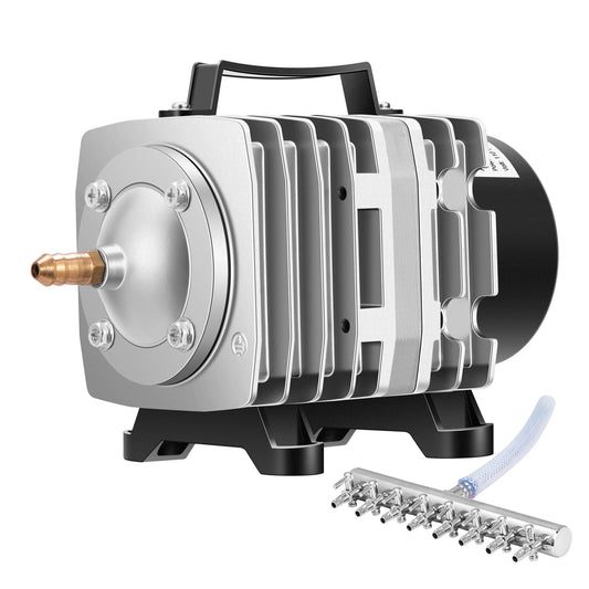 VIVOSUN Commercial Air Pump 1110 GPH 8 Outlet 40W 70L/Min For Aquarium And Hydroponic Systems