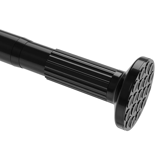 Tension Curtain Rod, 51-165 Inch,Spring Shower Closet For Windows Or Shower,Easy To Install, No Drilling, Rust, Bathroom, Rod Diameter 1.26 Inches, Black,Umimile