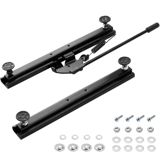 Racewill Seat Slider Kit With Hardware - Fits Go Kart, Go Cart, Bucket Seats - Universal