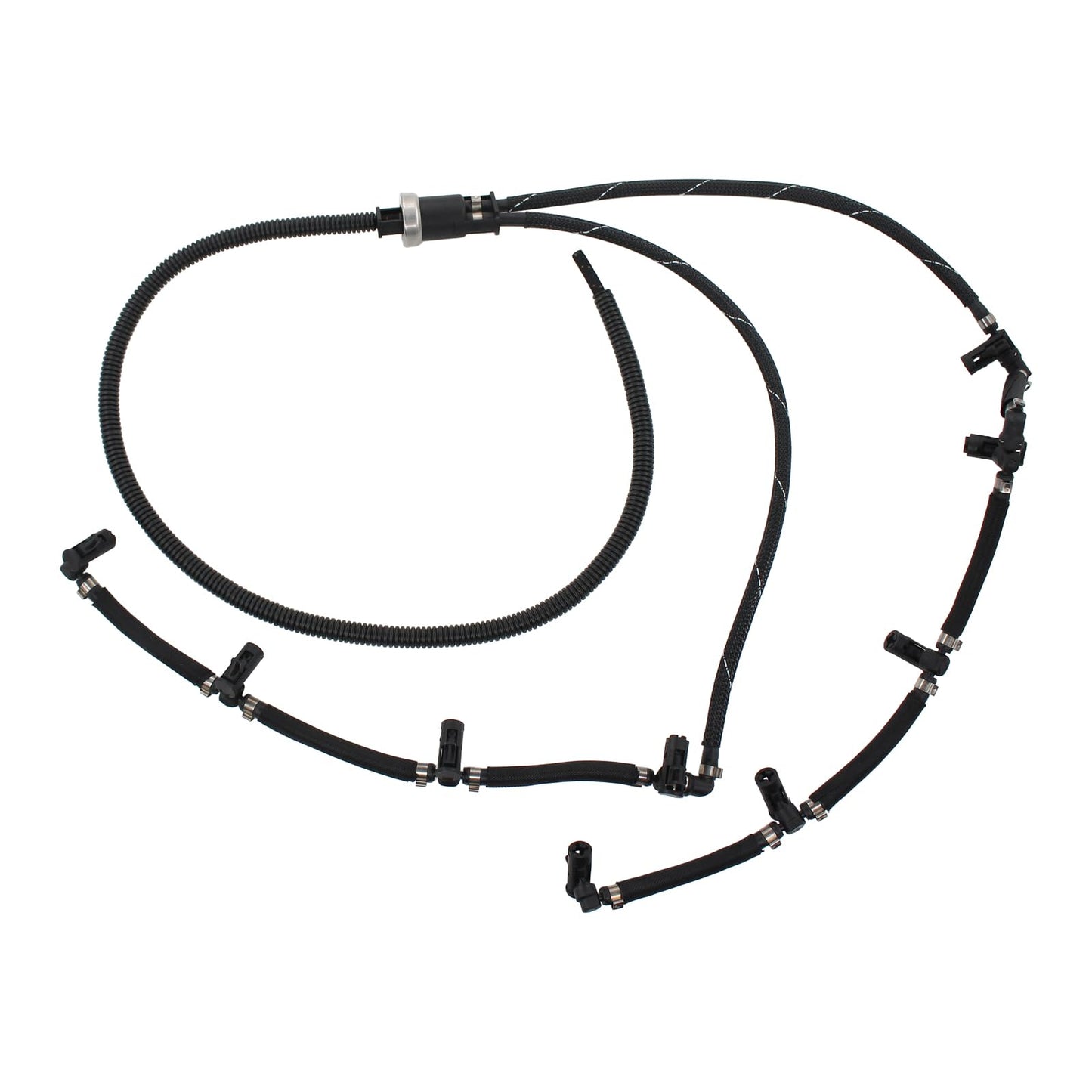 Roneeson Fuel Injector Return Hose For Chevrolet Silverado 2500 HD 3500 HD 6.6 2011-2016, Express 2500 3500 4500 GMC Savana 2500 3500 4500 6.6 2010-2016, Sierra 2500 HD 3500 HD 6.6 2012-2016