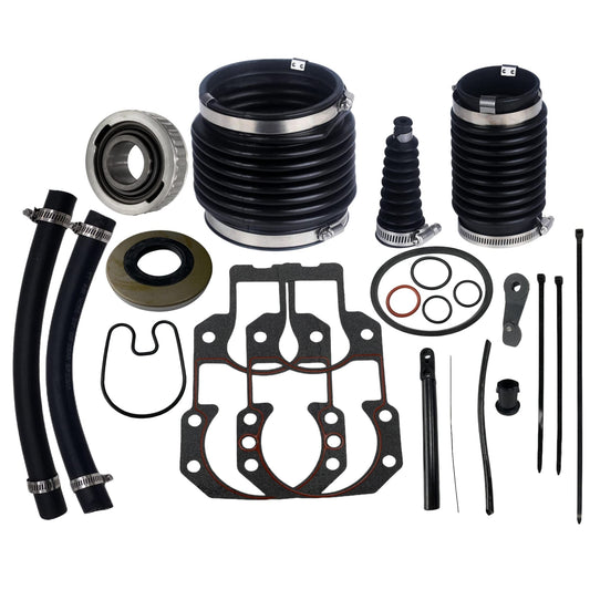 YiheoZux 803097T1 Alpha One Transom Bellows Repair Reseal Kit For MerCruiser Stern Drives R MR Alpha 1 Gen 1 And SS With Bell And Gimbal Housing Bearing Parts 803097T1 Sierra 18-2601